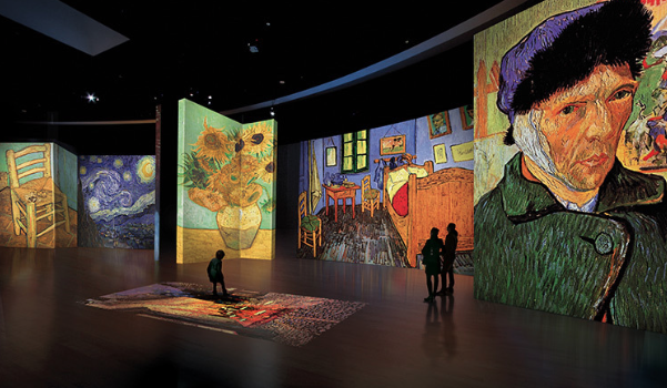 Van Gogh Alive : peintures revisitées